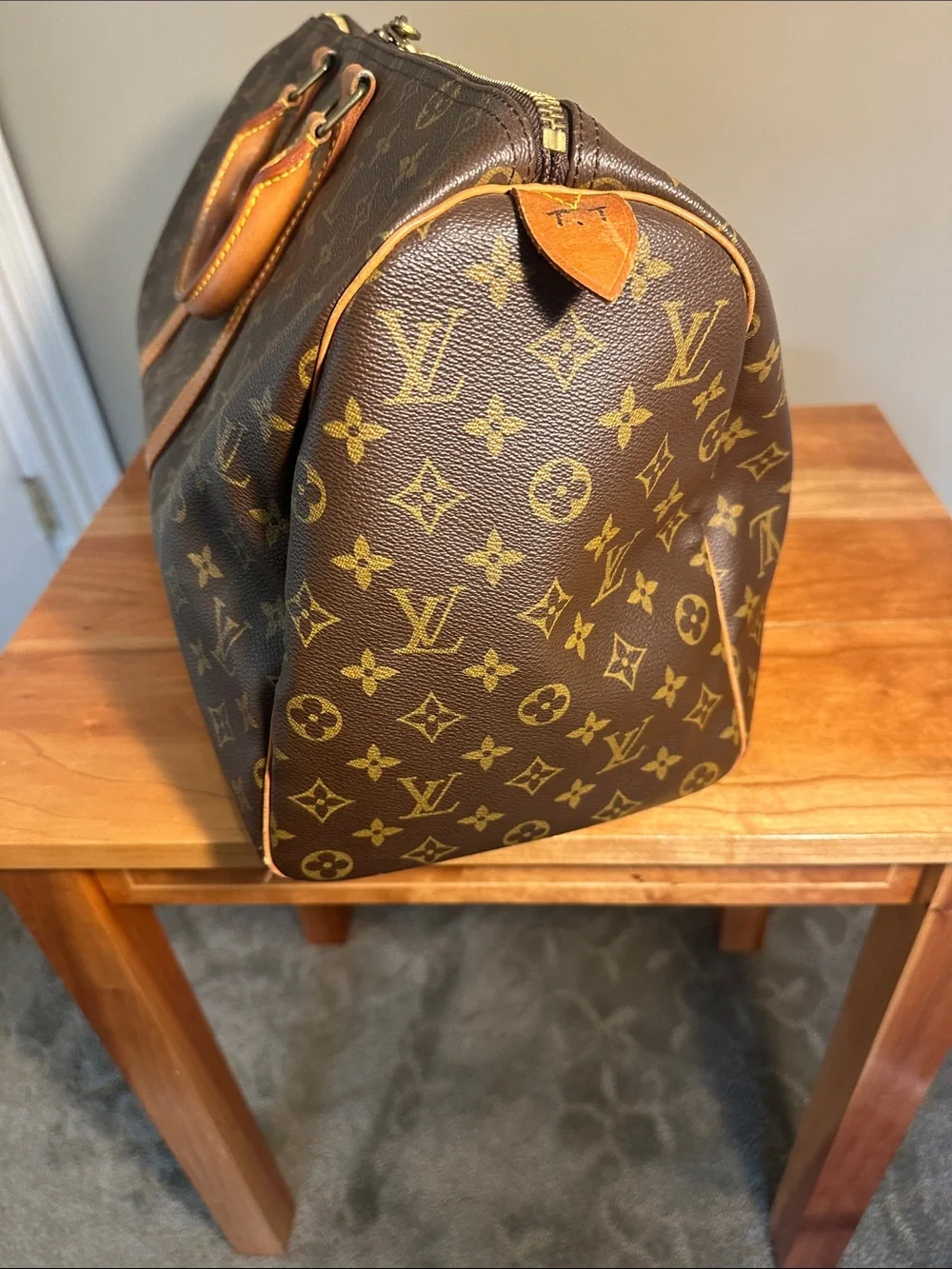 Authentic Louis Vuitton Monogram Keepall Bandouliere Duffle.